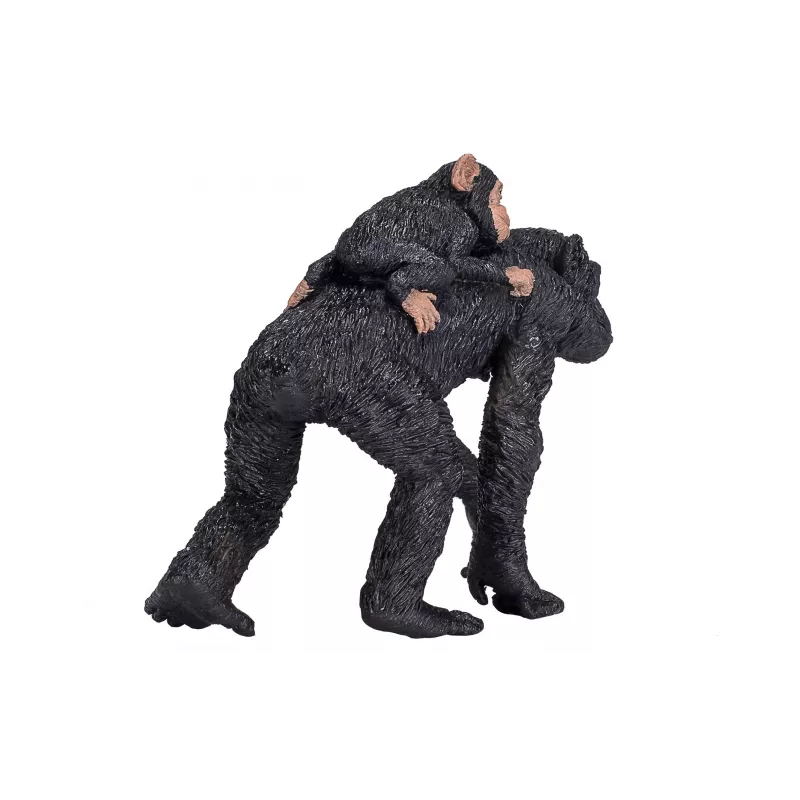 Chimpancé con bebé